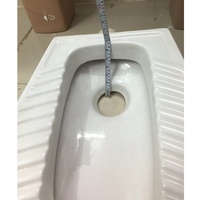 Toilette à squat orientale en porcelaine 21 pouces blanc Orissa Design articles sanitaires en céramique indienne pour les projets de gros