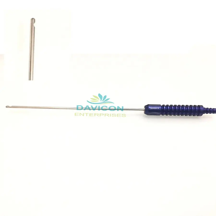 LUER LOCK CANNULA สแตนเลสสตีลพร้อมด้ามจับ,สายคล้องปลายทื่อสำหรับองค์กร DAVICON