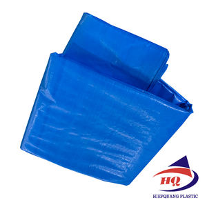 Bâche à carreaux tressée, protection solaire, étanche, options de taille, fabriqué au Vietnam - Product Image 2