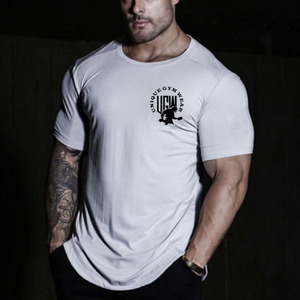 UNIQUE APPAREL T-shirts décontractés pour hommes à manches courtes, coupe ajustée, respirants, séchage rapide, écologiques, teints en pièce, en Spandex/Coton, avec motif sur le devant - Product Image 5