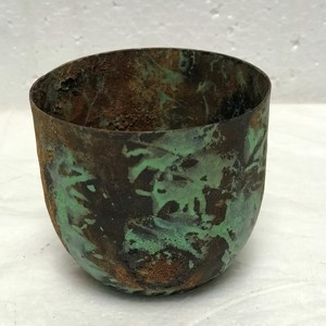 Latas de vela de Metal para jardín, contenedor vacío de metal, verde antiguo, rústico, alta calidad - Product Image 6