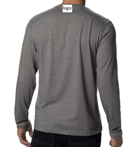 Equipo de manga larga para hombre, 67% poliéster, 33% algodón, protección solar importada - Product Image 2