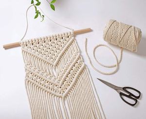 2020 Año Nuevo superventas lujo hecho a mano moderno algodón macramé diseños colgantes de pared elegante decoración del hogar conjunto caja de regalo decoración del hogar - Product Image 6