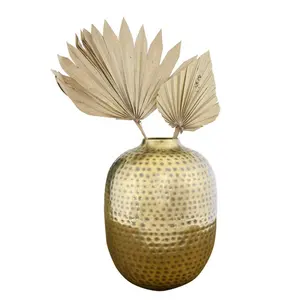 铁大锤设计花瓶家居地板装饰黄金仿古成品婚庆餐桌装饰花瓶壶