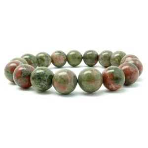 Bracelet unakite cristal Perles Pierre Bracelet Cristal Gemme Bijoux De Mode Hommes et Femmes Cadeau Énergie Méditation Grossiste - Product Image 6