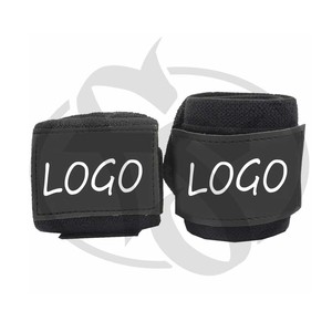 ผ้าพันข้อมือยกน้ำหนักคุณภาพสูง พร้อม EVA และผ้าฝ้าย สวมใส่สบาย ขนาด 12''/18'' ยาว 3'' กว้าง - Product Image 1