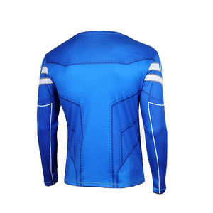 Vêtements de sport unisexes à manches longues en spandex/polyester, impression par sublimation, rashguard personnalisé pour MMA et surf, service OEM - Product Image 6