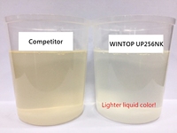Produit phare WINTOP UP256NY Revêtement liquide UV époxy acrylate transparent incolore pour panneaux en PVC, haute brillance, anti-jaunissement, revêtement plastique