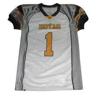 เสื้อฟุตบอลอเมริกันแบบขายส่งสั่งทำได้สำหรับทีมผู้ใหญ่ทุกเพศ ระบายอากาศได้ดี แขนสั้น ไซส์ใหญ่ รับผลิตแบบ OEM ODM - Product Image 5