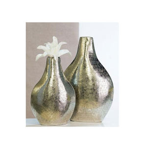 Embossed Solid Metal Flower <b>Vase</b> Home Decorative Top Selling and High QUality - Product Image 1