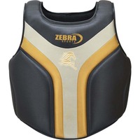 Protège-ventre de boxe Zebra Sports CP-103, protection corporelle et thoracique en cuir durable pour entraînement de kick-boxing et MMA
