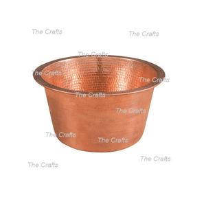 Bol à pédicure en cuivre de dernière génération avec une qualité exclusive, forme ronde, bol à pédicure pour spa et salon à prix abordable - Product Image 3