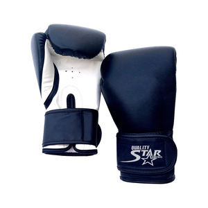 Guantes de boxeo profesionales para hombre, ropa de entrenamiento de cuero PU, con etiqueta personalizada impresa, guantes de lucha de boxeo - Product Image 2