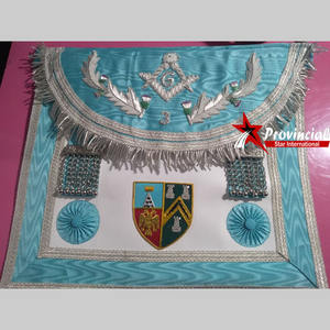 Freemasons Master Mason <b>Aprons</b> Premium <b>Leather</b> Waist Uniform with Oversleeve Classification - Product Image 1