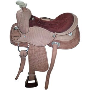 SELL GENUINE LEATHER Western Leather full tooled sillín IN; dólar 65 tamaños 14 15 16 17 18 - Product Image 1