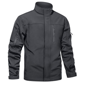 Ropa deportiva para hombre, chaquetas cortavientos atléticas de secado rápido, impermeables, para senderismo, correr, al aire libre, chaqueta con cremallera y cuello levantado - Product Image 4
