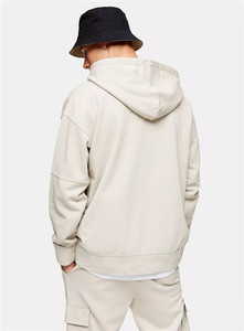 Venta caliente stuart de fábrica de los hombres de encargo de jersey de lana tela de bolsillo de carga sudaderas con capucha - Product Image 2