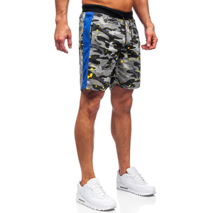 Hommes de Camouflage Shorts Logo Personnalisé Impression de Haute Qualité de Course De Yoga Gym Vêtements De Sport OEM Faible QUANTITÉ MINIMALE DE COMMANDE Pas Cher Prix Service Rapide - Product Image 4