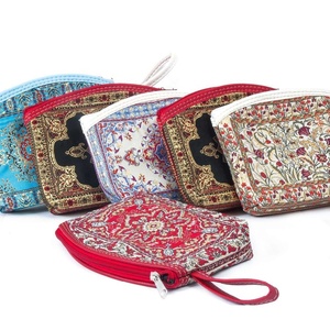 D Model Make Up Bag & <b>Case</b> With Woven Fabric Like Turkish Carpet - Product Image 1