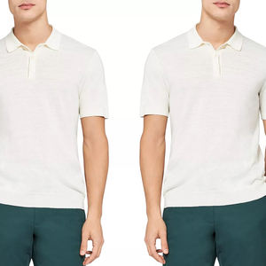 T-shirt Polo en coton piqué 100% haute qualité, personnalisable OEM, nouvelle collection, pour hommes/garçons. - Product Image 4