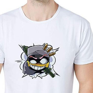 Venta al por mayor de manga corta de cuello redondo de buena calidad 100% algodón hombres camiseta hombres - Product Image 2