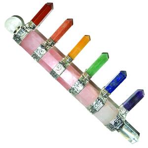 Varitas de piedra de puntos terminados de cristal curativo obelisco de cuarzo rosa Natural de alta calidad al por mayor para decoración artística palos de piedras preciosas curativas - Product Image 1