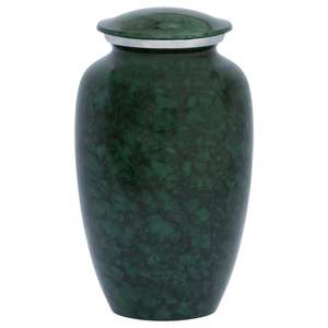 Urna de cremación de metal de diseño único más vendida Precio al por mayor Urna única de diseño clásico para cenizas humanas - Product Image 3