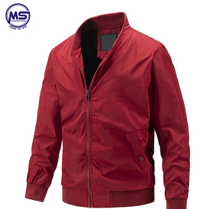 Chaqueta cortavientos de Otoño Invierno para hombre, ropa deportiva/informal/de negocios de alta calidad, diseño Simple sólido con cuello levantado - Product Image 3