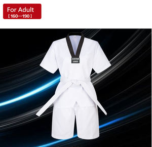 Uniforme de entrenamiento para artes marciales, uniforme de Taekwondo y Karate con logotipo personalizado, 100% algodón - Product Image 5
