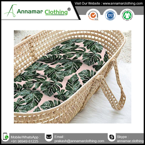 Best Quality Custom Super Soft Organic Cotton Unisex <b>Bassinet</b> Sheets Manufacturer - Product Image 5