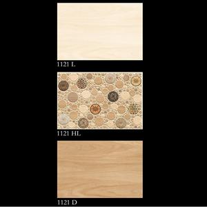 Azulejo de pared de cerámica de flor esmaltada colorida dorada de diseño encantador 30x45cm - Product Image 2