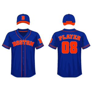 KXK Blanko Baseball-Trikot Herren Übergröße Lässiges Kurzarm-Shirt mit Knöpfen 100% Polyester Aktive Team-Sportuniform Einfarbig Schnelltrocknend - Product Image 3