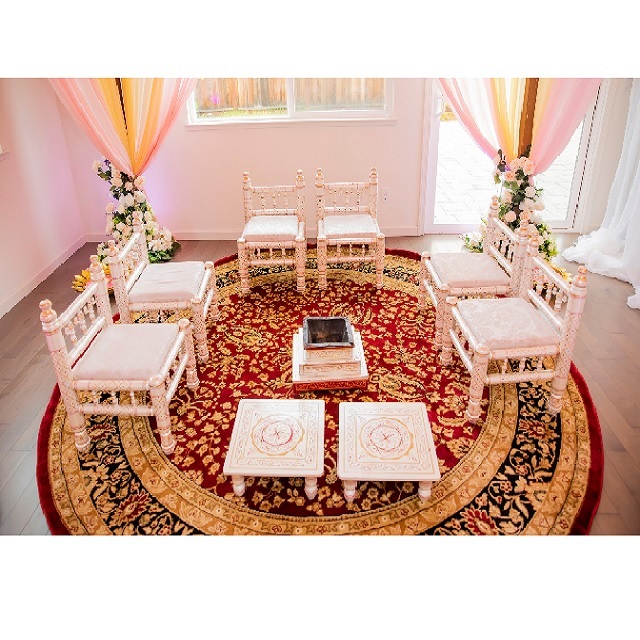 White Wedding Mandap Chairs Elegant Stylish Seating