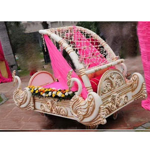 Palki paon pour entrée de mariage Palki d'entrée de mariée moderne Superbe mariage abordable en Asie du Sud Doli Palki USA - Product Image 1