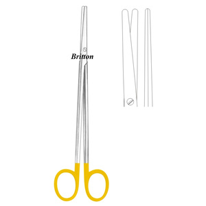 กรรไกรตัดโลหะแบบตรงชุบทอง18ซม. ใช้สำหรับผ่าตัดโลหะและพลาสติกแหล่งพลังงานด้วยมือ - Product Image 1