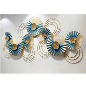 WROUGHT IRON ETHNIC LOOK WALL CLOCK - Product Image 2