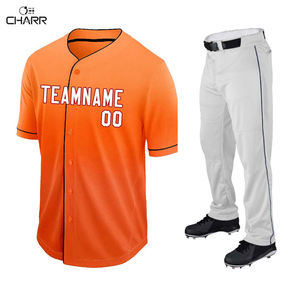 Uniformes de Béisbol Personalizados con Logotipo, Transpirables, de Alta Calidad, para Unisex, en Colores Blanco y Negro - Product Image 2