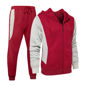 Ensemble 2 pièces personnalisé Survêtement en coton pour homme Jogger Sportswear pas cher pour adultes utilisation à la salle de sport au printemps saison - Product Image 6