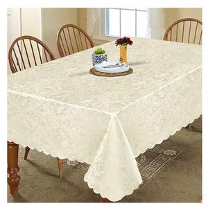 Plain red color <b>round</b> shaped <b>table</b> <b>cloth</b> Organic Cotton GOTS Certified - Product Image 4