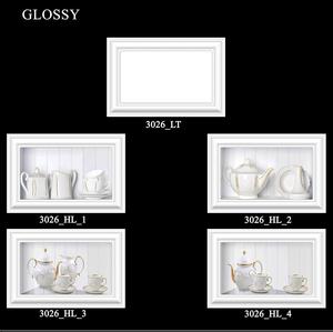 300x450mm กระเบื้องเซรามิคติดผนังห้องครัวสีขาวรุ่นใหม่ - Product Image 2