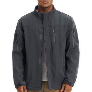 High Quality Warm Oem Logo Versatie <b>Camping</b> Hiking Custom Fleece Outdoor Tactical <b>Windbreaker</b> Waterproof Men Softshell Jacket - Product Image 3
