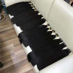 ผมมนุษย์แท้3มัดทรงตรงหยักศกสีดำธรรมชาติ5x5สำหรับตลาดแอฟริกา - Product Image 5