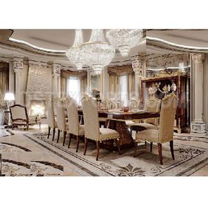 Ensemble de table à manger en teck moderne et durable pour 10 personnes - Product Image 1