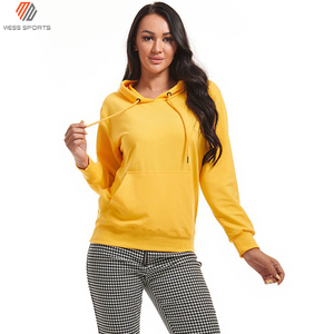 Sweat-shirt à capuche oversize blanc pour femme, manches longues, logo personnalisé imprimé, pull décontracté de haute qualité - Product Image 4