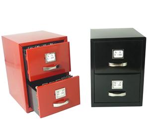 Metal Name <b>Card</b> & <b>Note</b> <b>Holder</b> Cabinet - Product Image 1