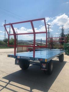 HIGH QUALITY 6 TONS ROUND BALE PLATFORM TRAILER MACHINE - Product Image 2