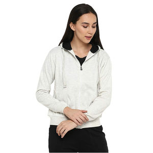 Sweat à capuche pour femmes, sweat à capuche à coupe irrégulière, en coton, avec Logo et bas, personnalisé, de qualité supérieure, 2022 - Product Image 1