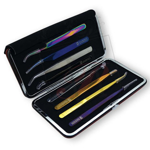 Bolsa/funda magnética para sujetar pestañas, pinzas de extensión de pestañas de hasta 6 pulgadas, Etiqueta Privada, funda de transporte bonita - Product Image 2