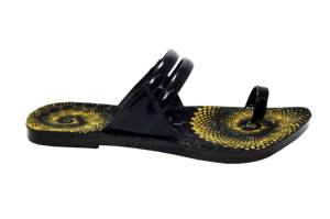 Plat Designer Imprimé Designer Pantoufle Pour Tous Les Temps Pour Les Filles et Dames - Product Image 2