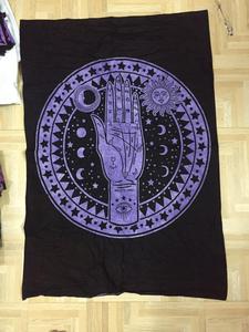 Tấm thảm màu tím palmistry tường treo Tarot thẻ bàn thờ vải bảng che tinh thần nhỏ Poster đẹp bởi Ấn Độ consigners - Product Image 2